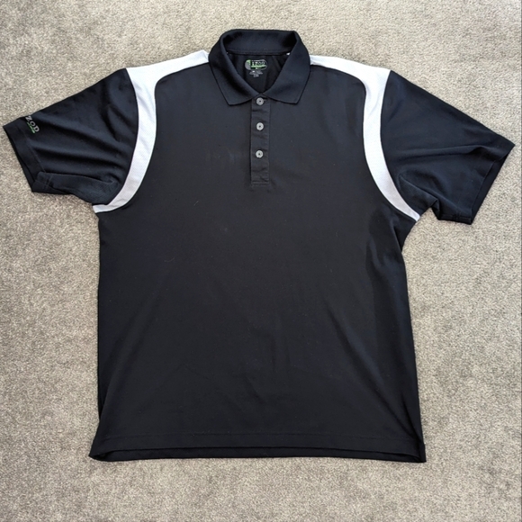 IZOD black golf Tshirt for men size Large - Picture 1 of 7